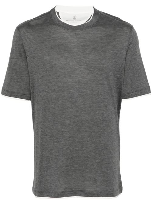 Cotton T-shirt BRUNELLO CUCINELLI | MD8217427CWD40